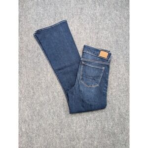 American Eagle Hi-Rise Artist Flare Stretch Jeans Womens 6 Preppy Stretch